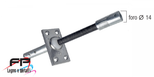 Giunto flessibile a 35° per argano ad asta oscillante